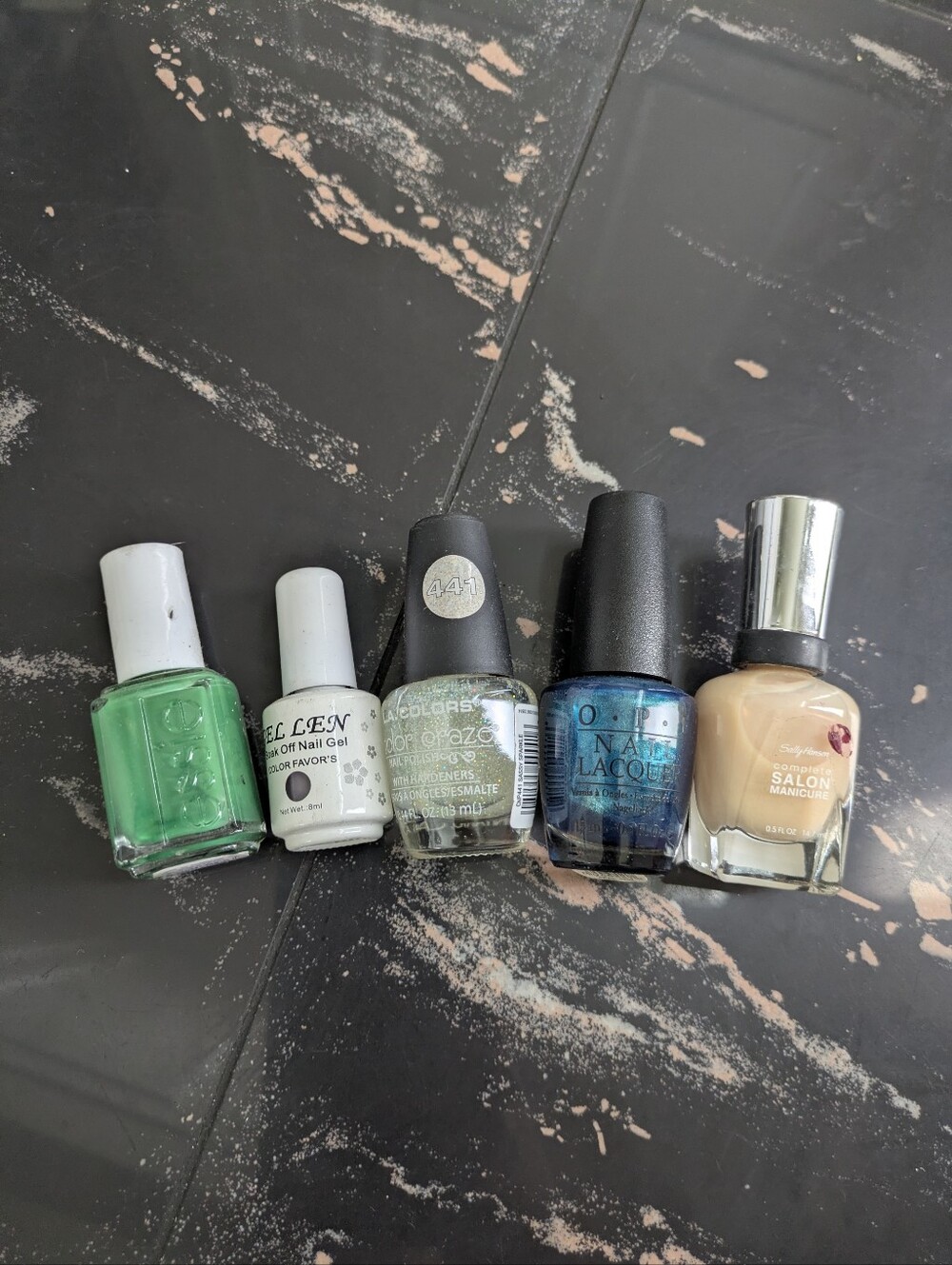 5 Piece Bundle Of Nail Polish